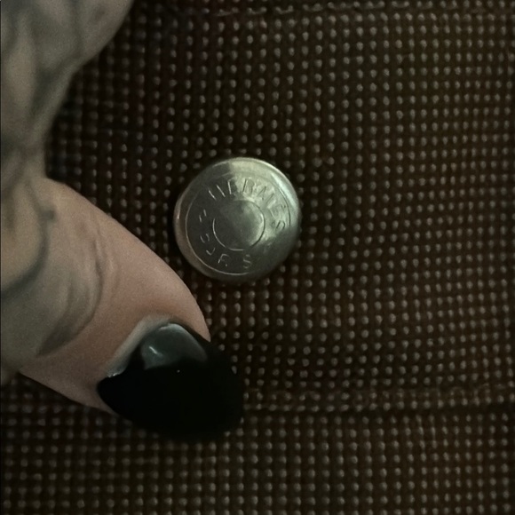 HERMES Canvas Herline MM Tote - Picture 4 of 7